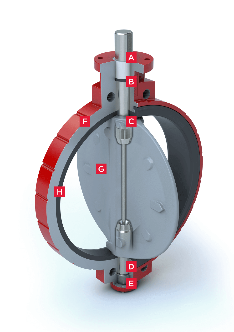 Resilient Seated Butterfly Valve Series 32-33 Features