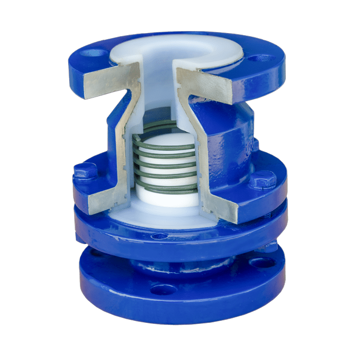 PFA Lined Piston Check Valve (PCV)