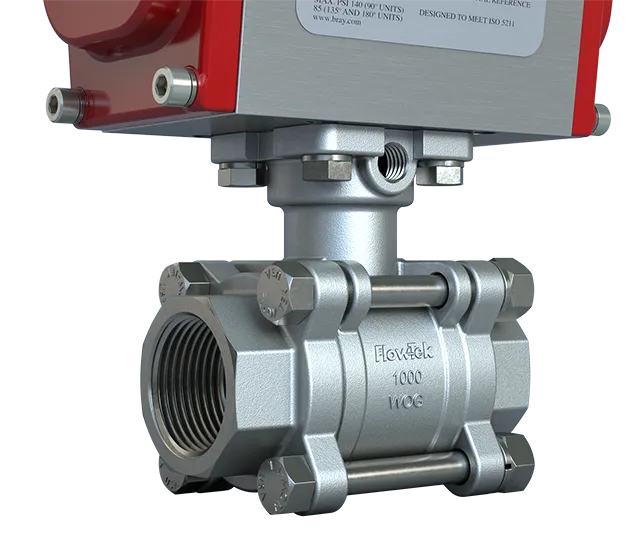 Ball Valve: 3-Piece Flow-Tek DM7000/DM8000 | Bray