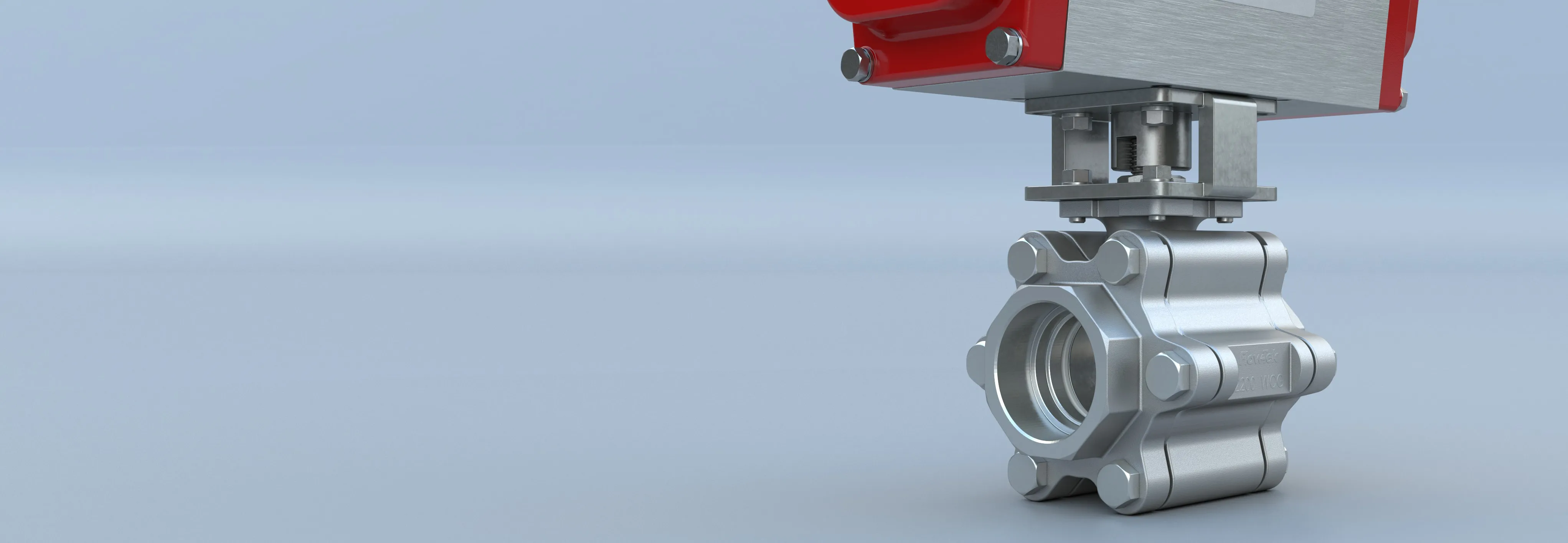 Ball Valves 3 Piece Flow Tek Triad Series Bray