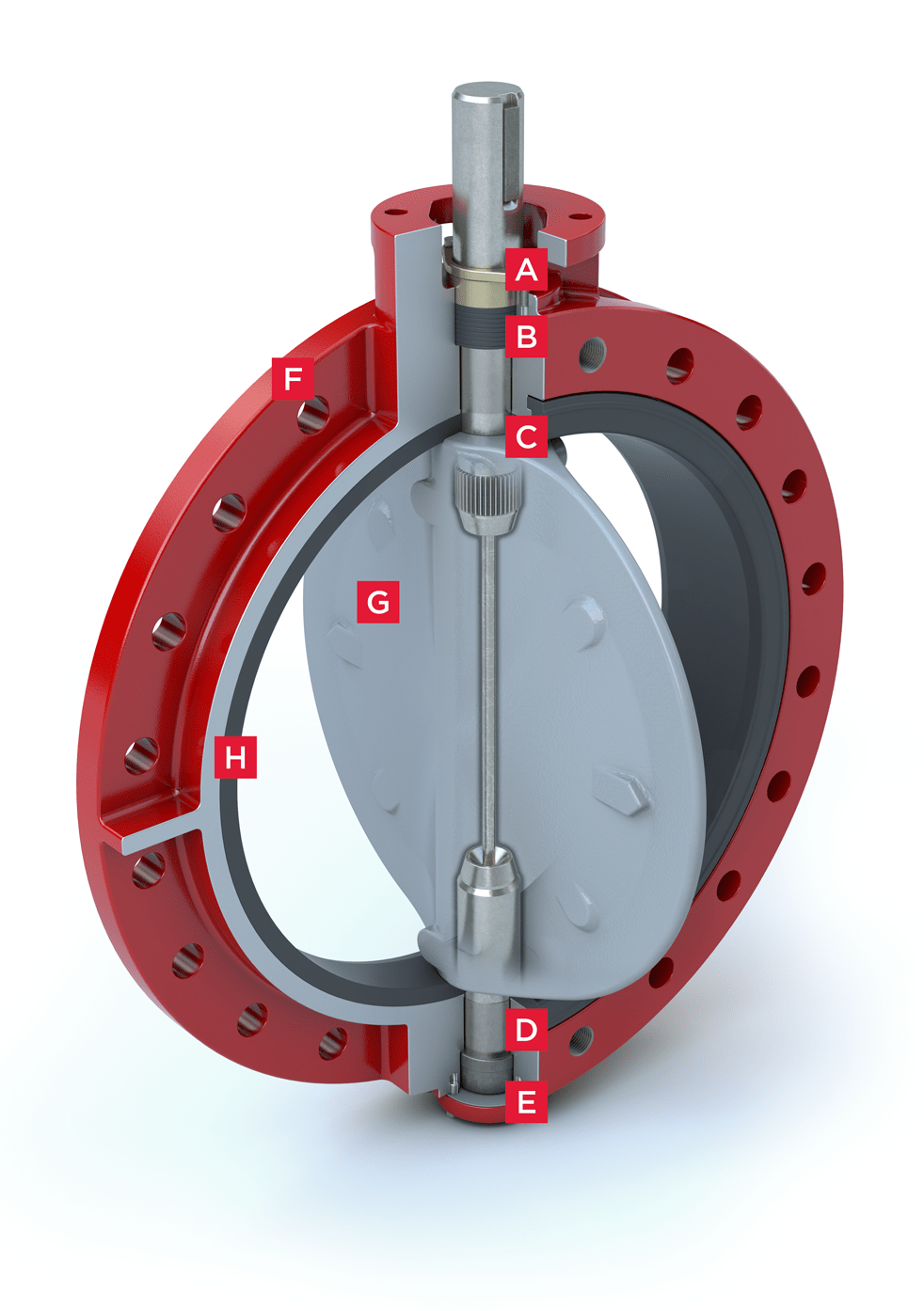 Resilient Seated Butterfly Valve Series 35-36 Features